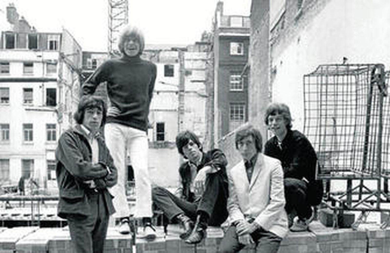 Los Rolling Stones, durante los años 60, en su primera formación.