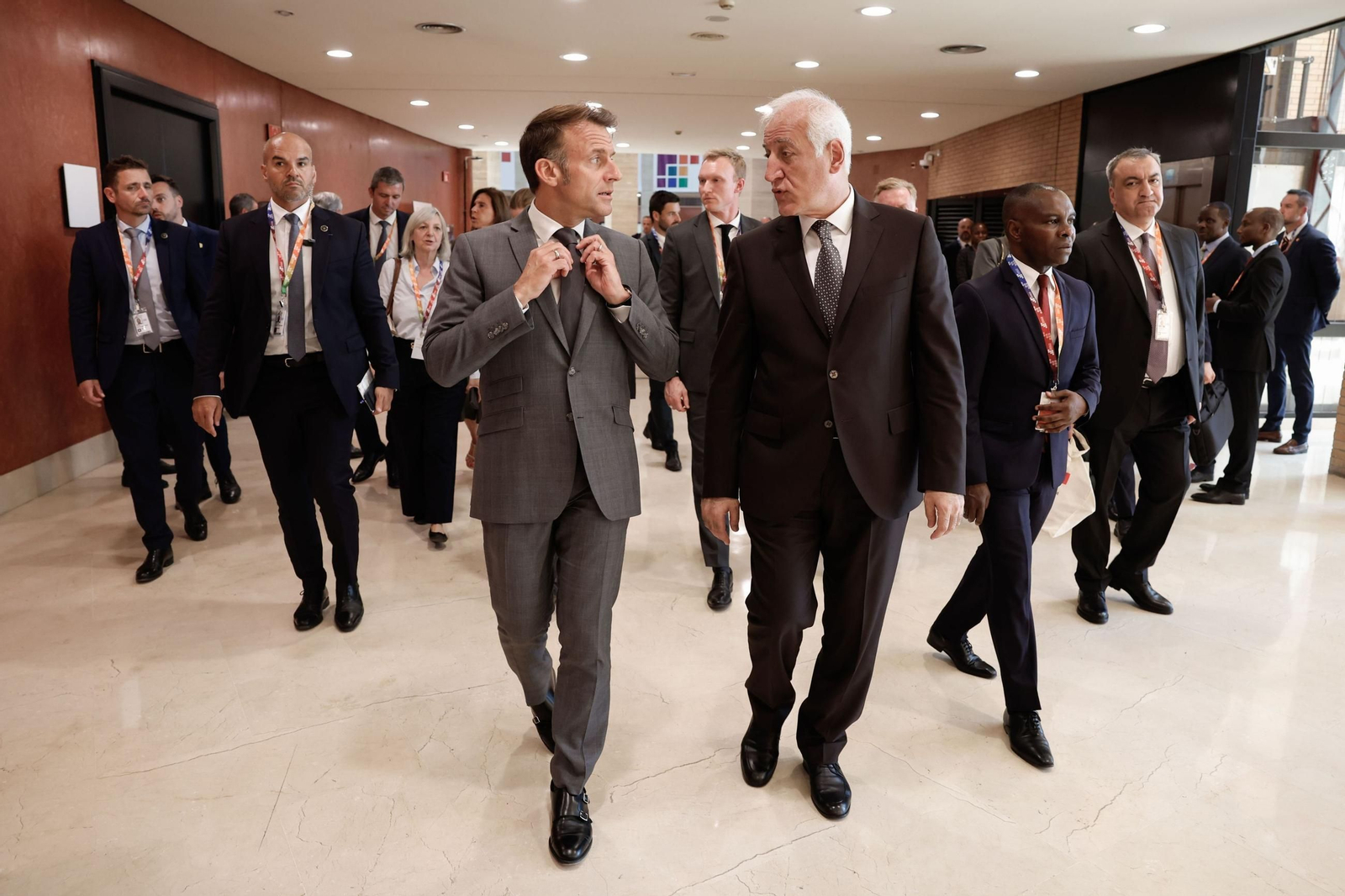 Las fotos de la primera jornada de la cumbre de la ONU en Sevilla