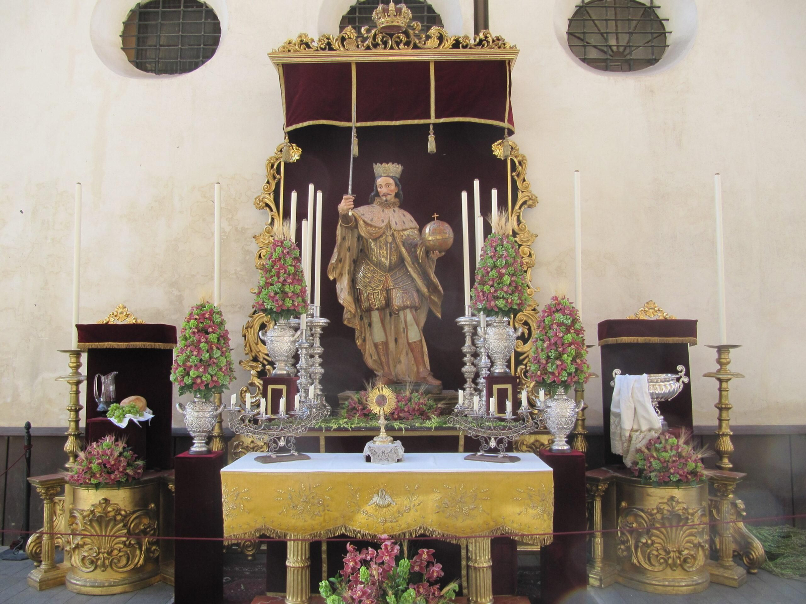 Altar de la Hermandad del Amor para el Corpus de 2013
