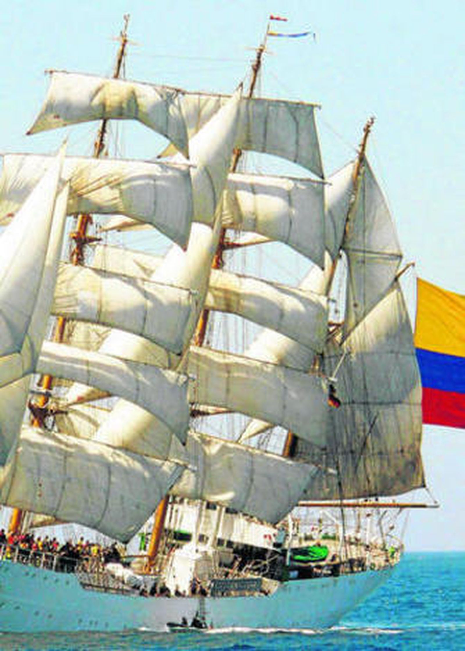Imagen del buque facilitada por la Armada Nacional de Colombia.