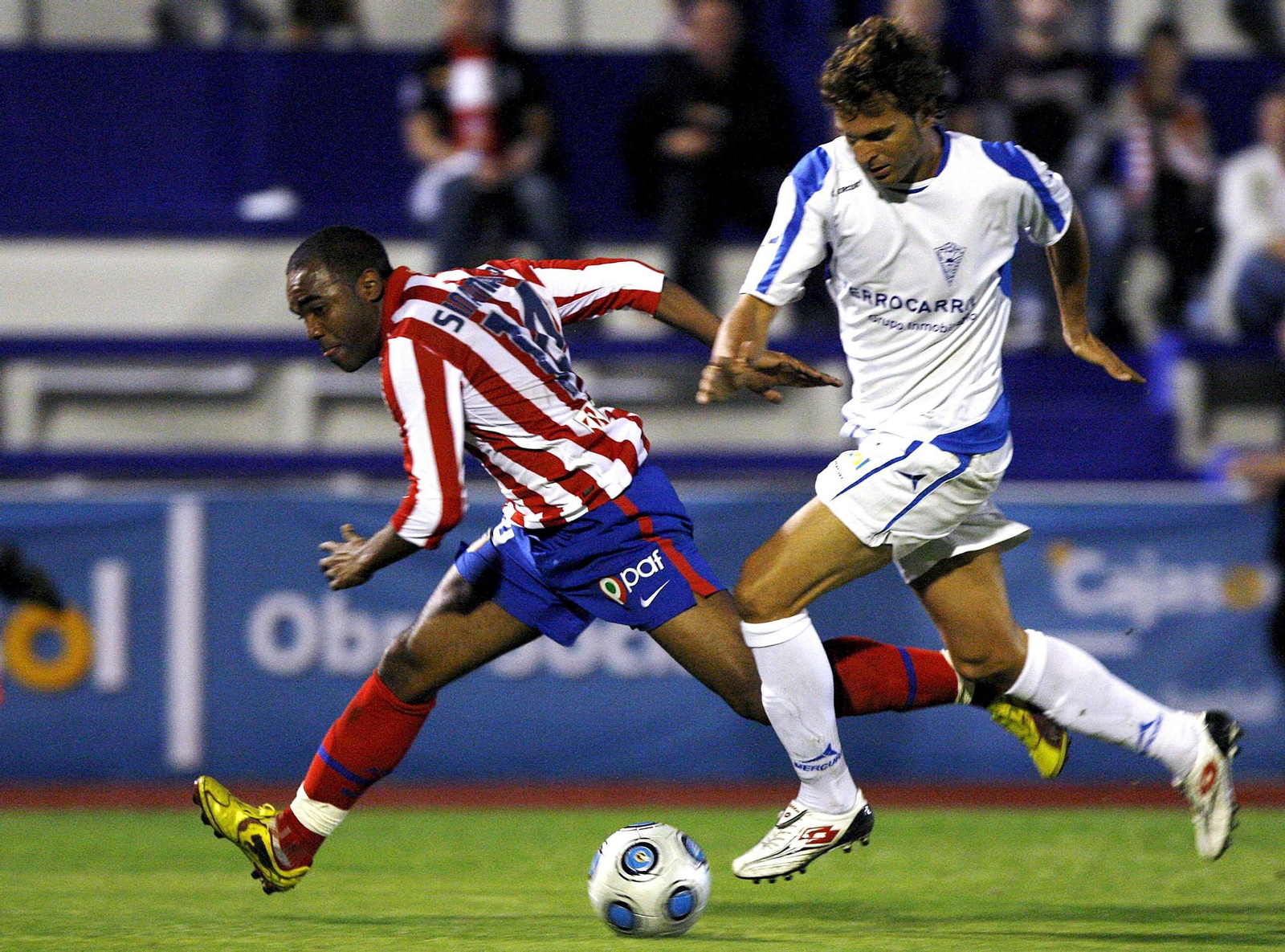 Imagen del Marbella-Atlético de Madrid de 2009 en el Municipal.