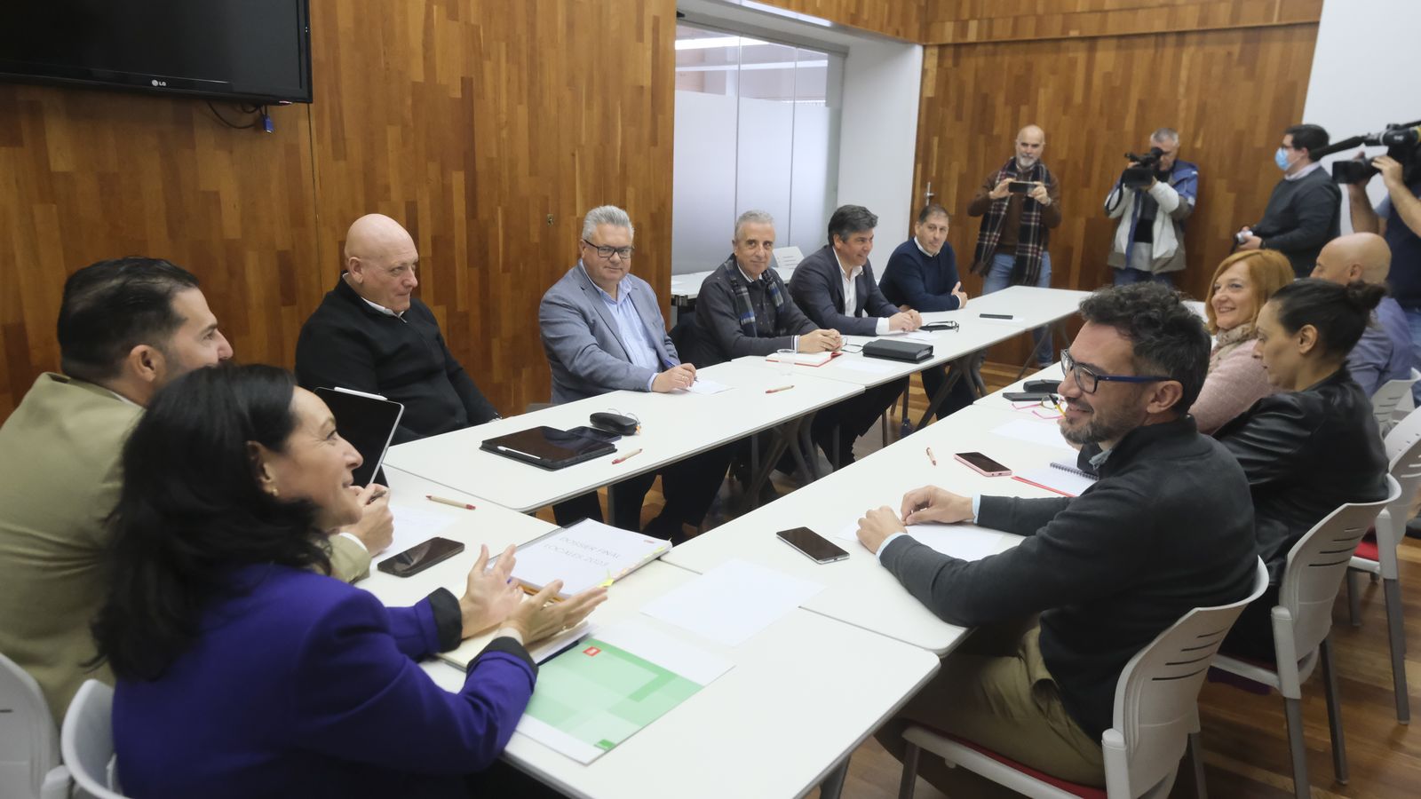 Encuentro con los alcaldes y candidatos del PSOE en Córdoba.