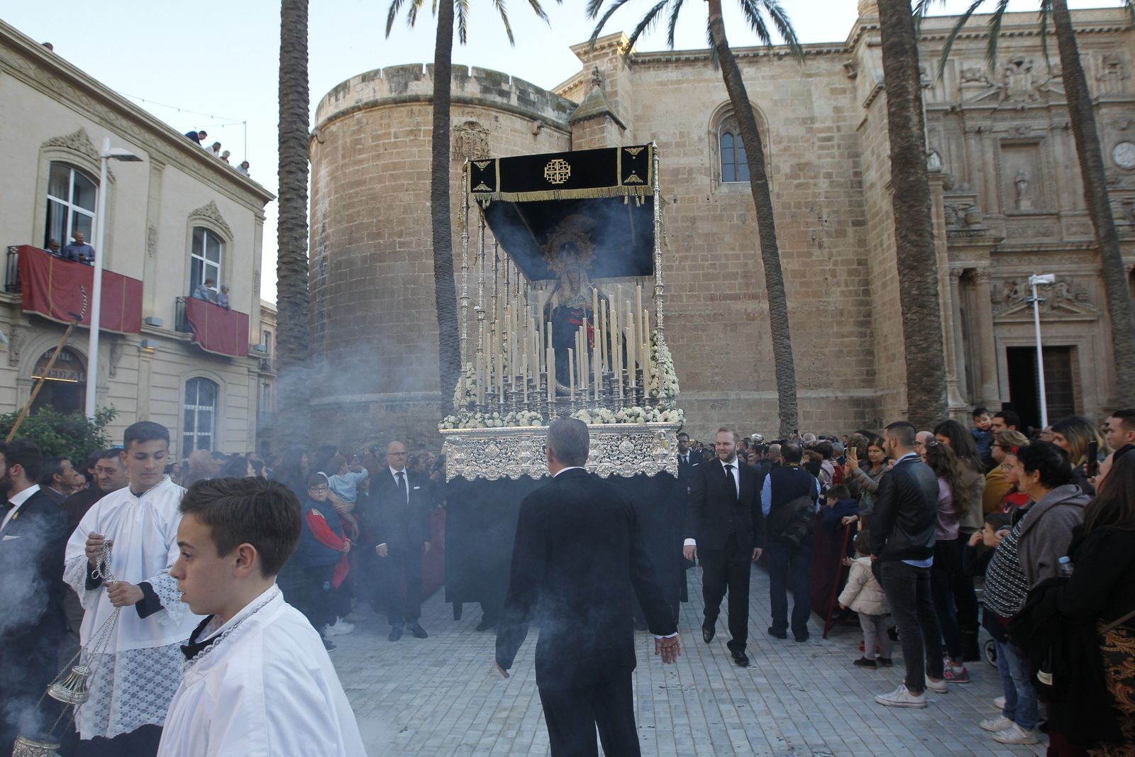 Imágenes de la Procesión del Entierro, Viernes Santo. Semana Santa Almería 2019