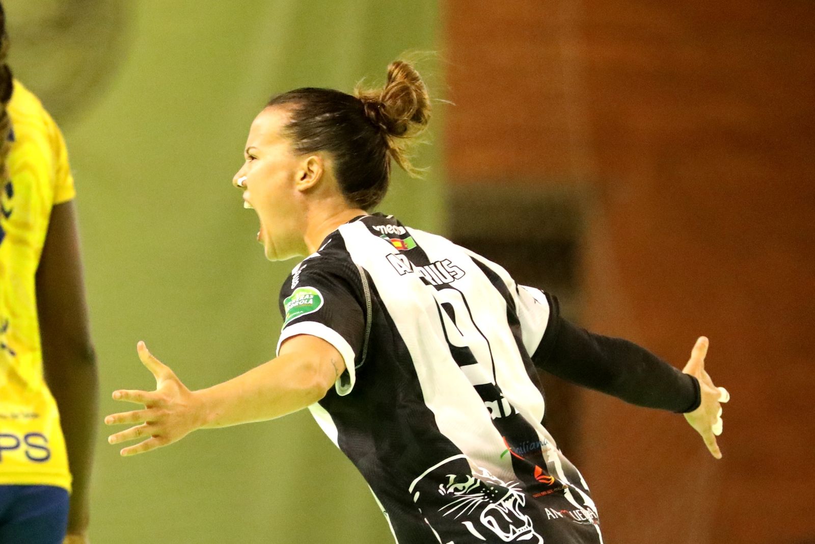 Silvia Arderíus, durante el partido