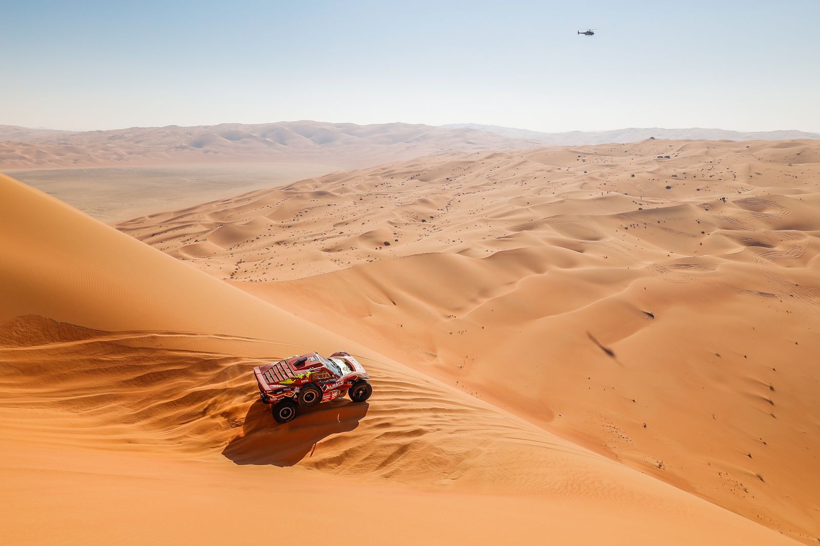 Las mejores fotos del Dakar por las dunas