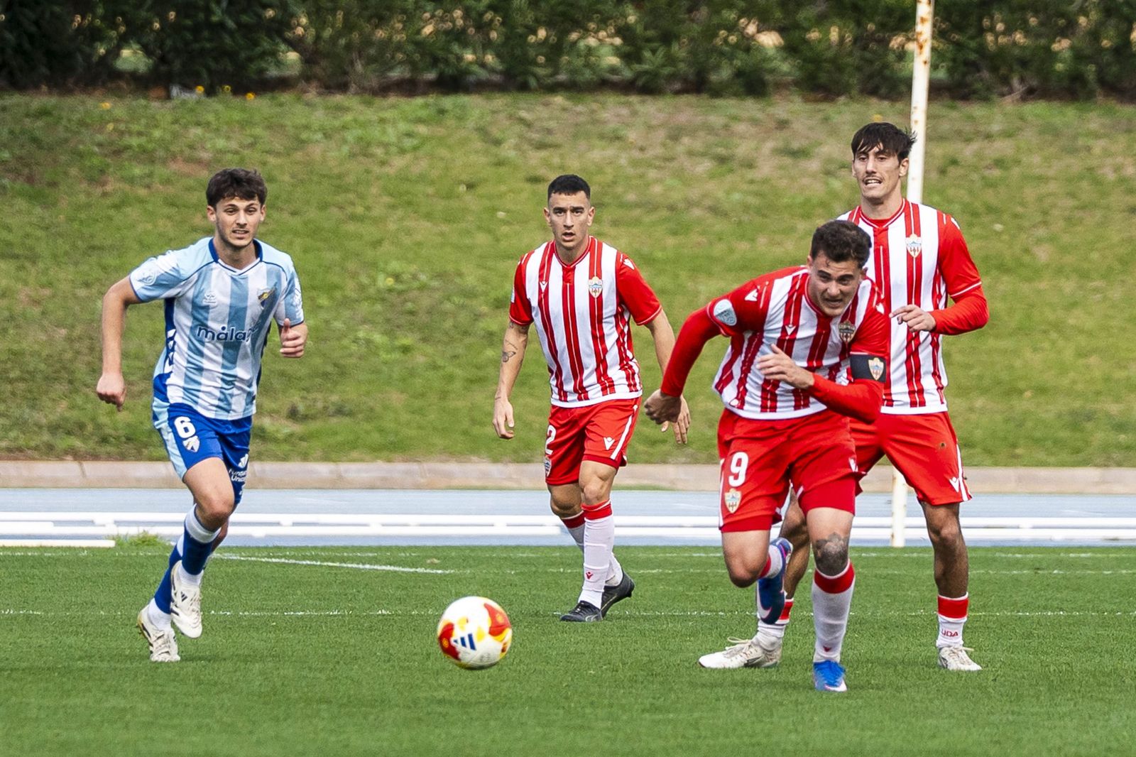 Las imágenes del Almería B y Atlético Malagueño en el Anexo de los Juegos Mediterráneos