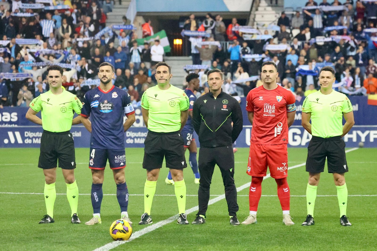Las fotos del Málaga-Deportivo de La Coruña