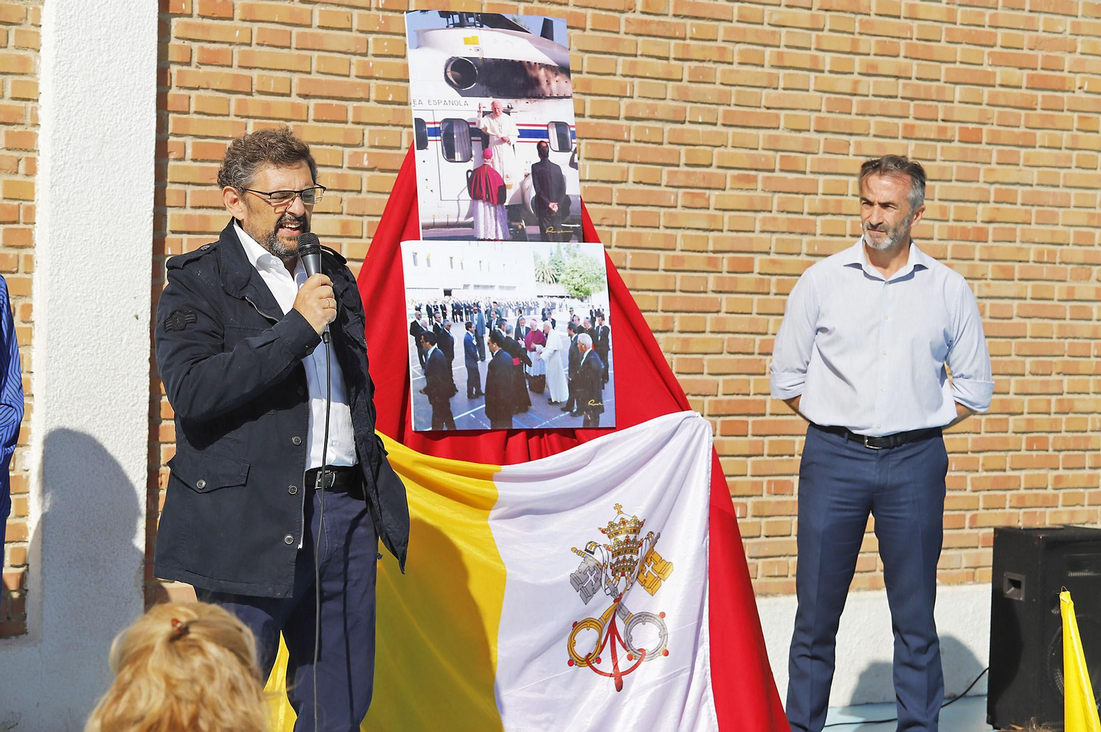 La Asociación de Antiguos Alumnos Maristas Huelva, Ademar, realiza un acto conmemorativo sobre la visita de Juan Pablo II