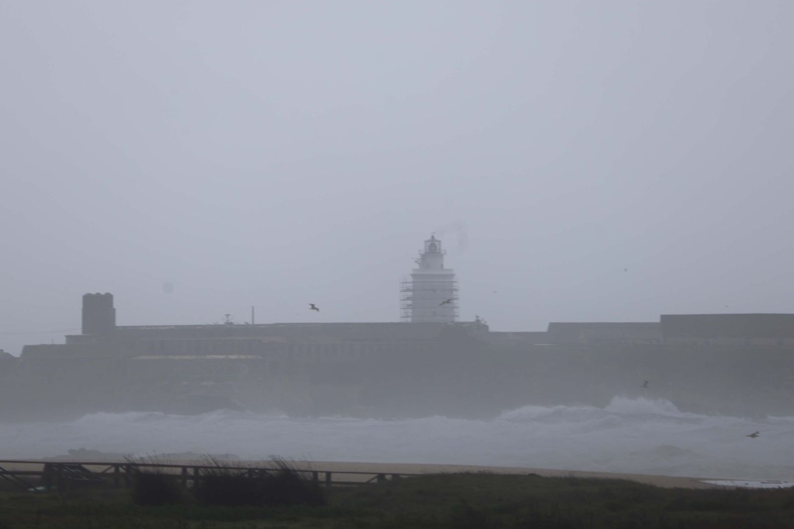 Fotos de los efectos de la borrasca Leonardo en Tarifa, Algeciras y Castellar