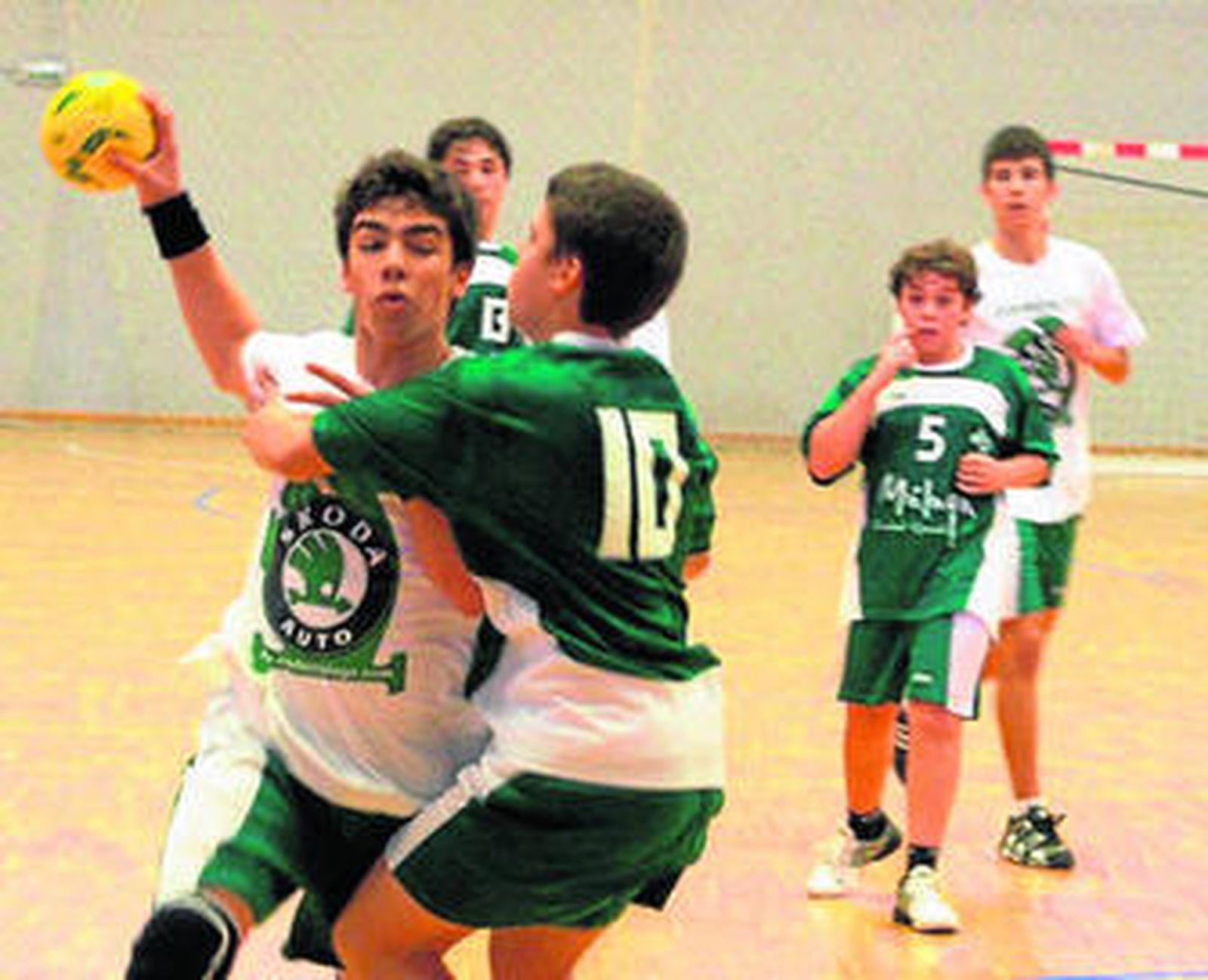 Imagen de un entrenamiento de la selección malagueña infantil.