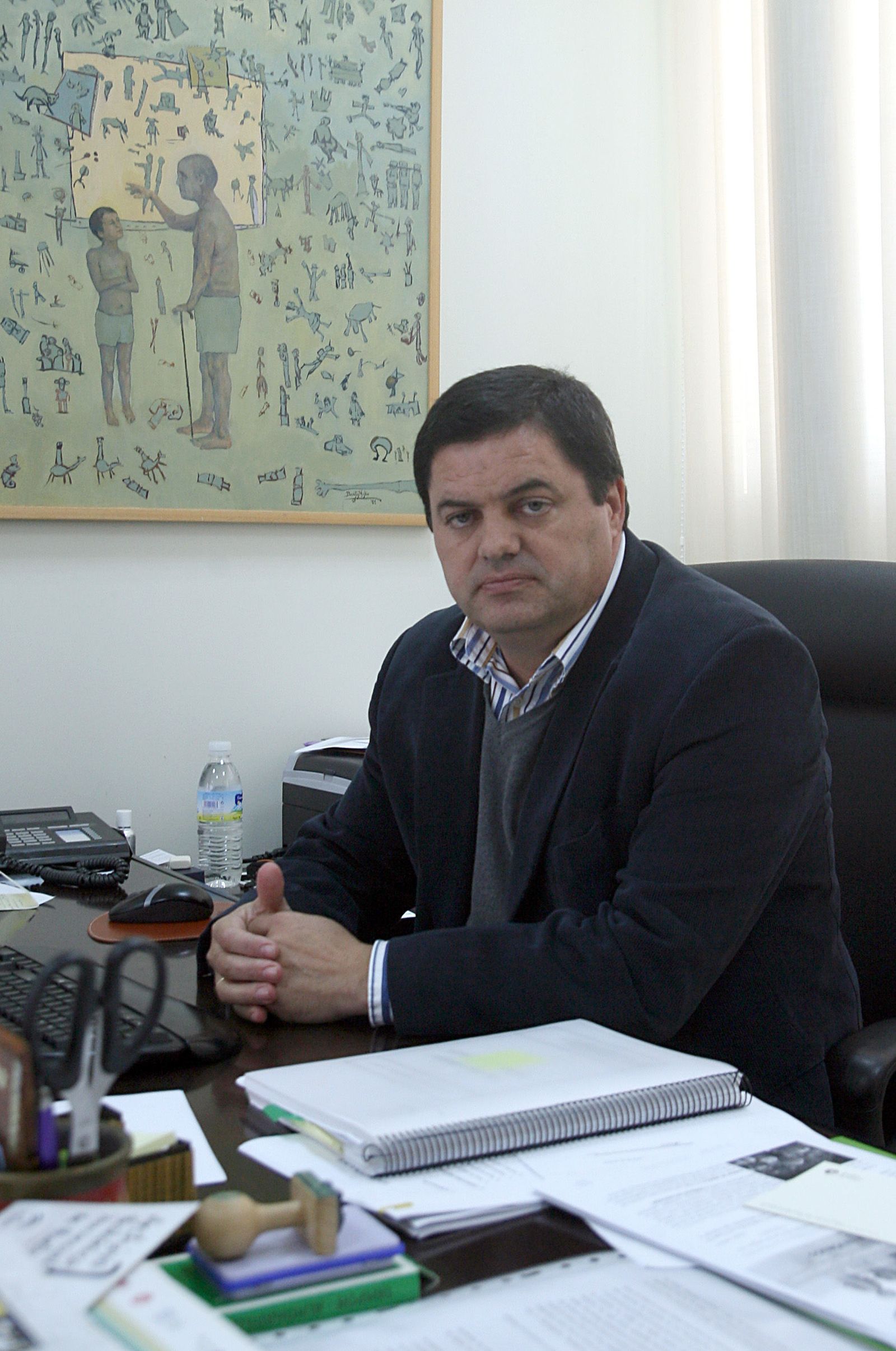El profesor Galán, director de la cátedra Fundación Cepsa en la UHU.