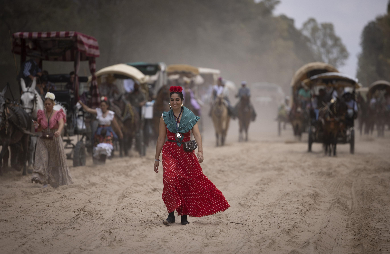 Las hermandades del Rocío en la Raya Real, todas las fotos