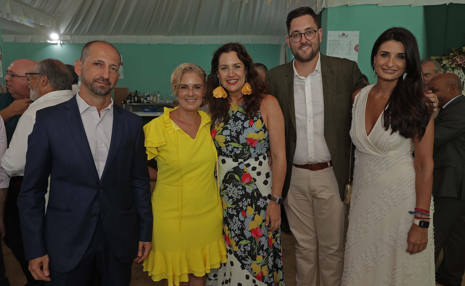 Fotos de la copa de autoridades en la caseta municipal de la Feria Real de Algeciras 2025