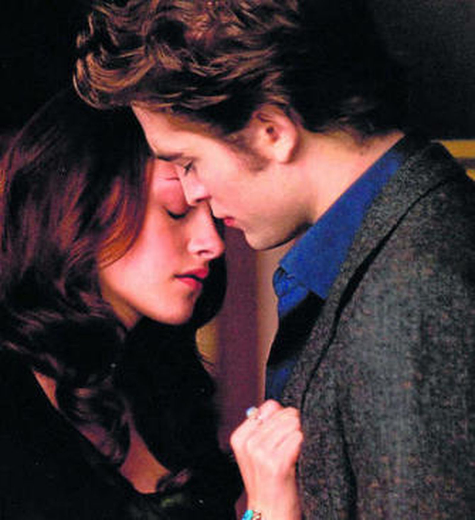 La pareja, en una imagen de promoción de 'Crepúsculo'.