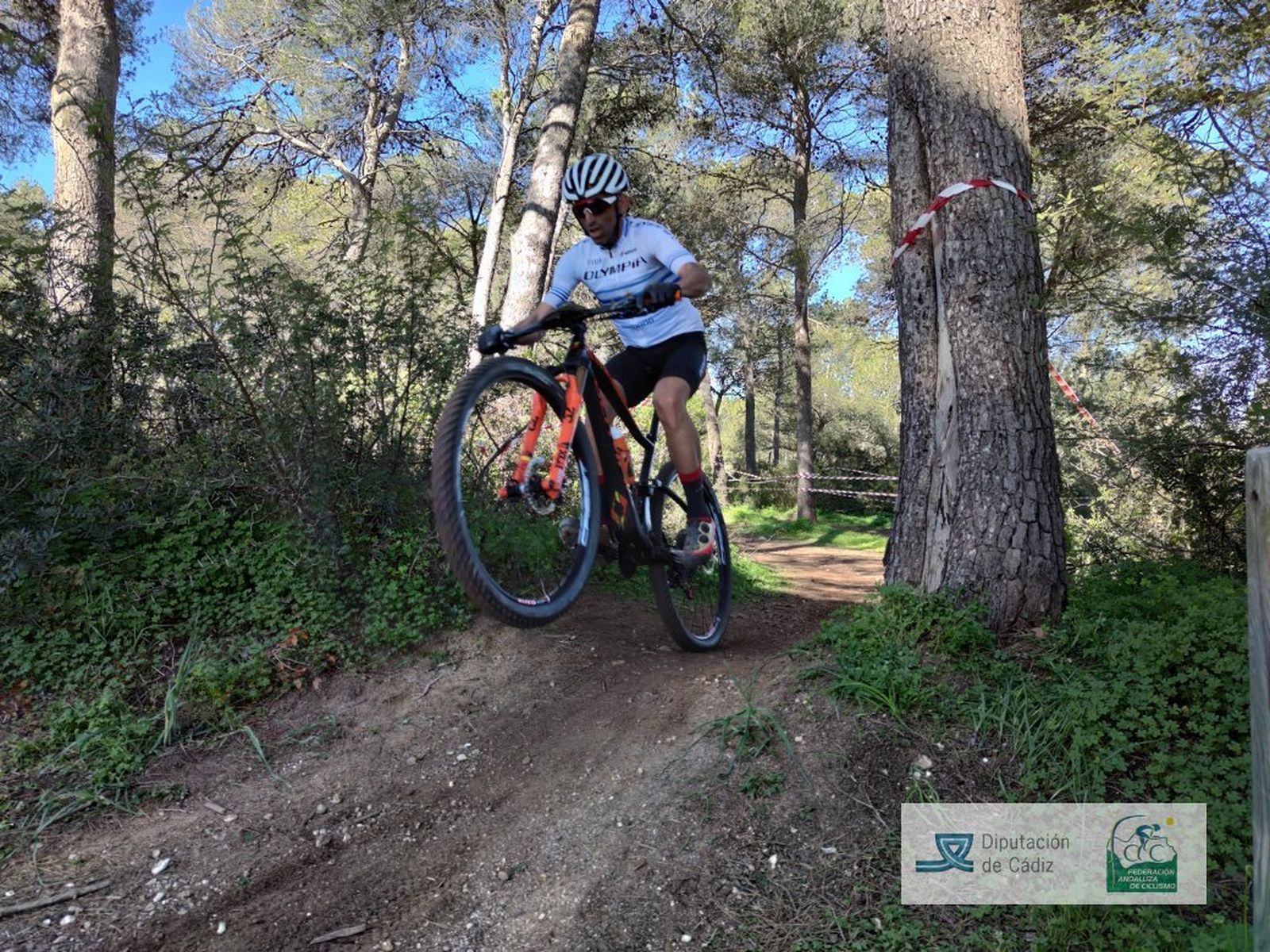 La prueba de BTT Rally en Puerto Real, una de las escasas que se han disputado.