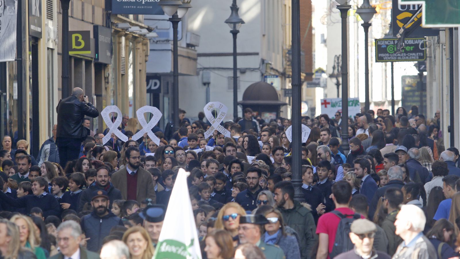 Marcha contra el cáncer infantil.
