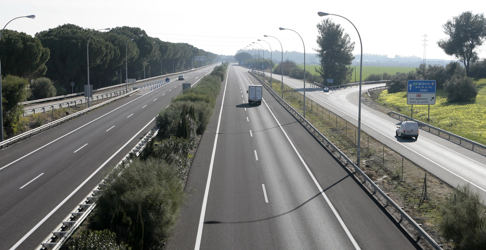 La autopista a Cádiz.