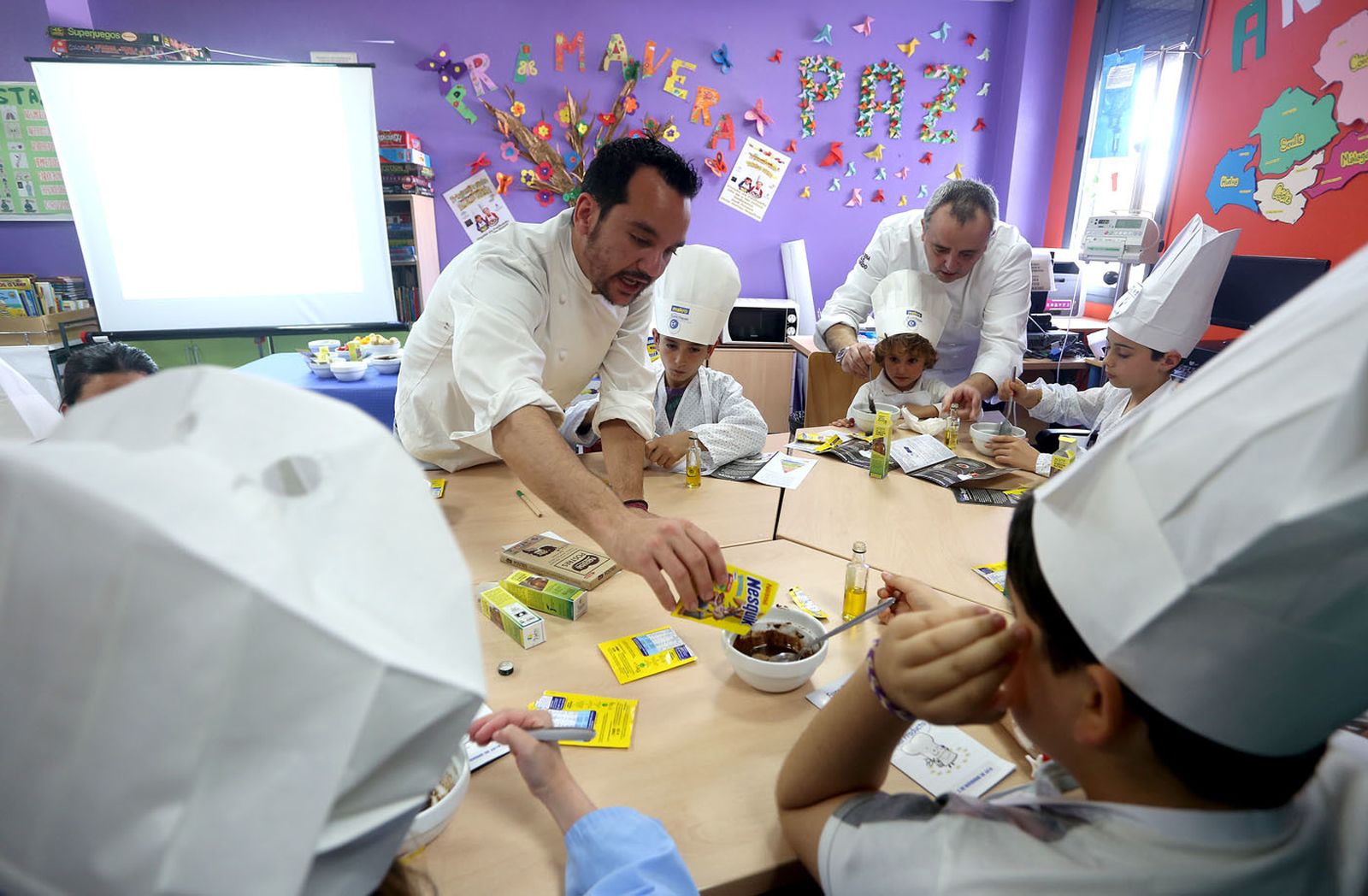 Los chefs infantiles en el hospital