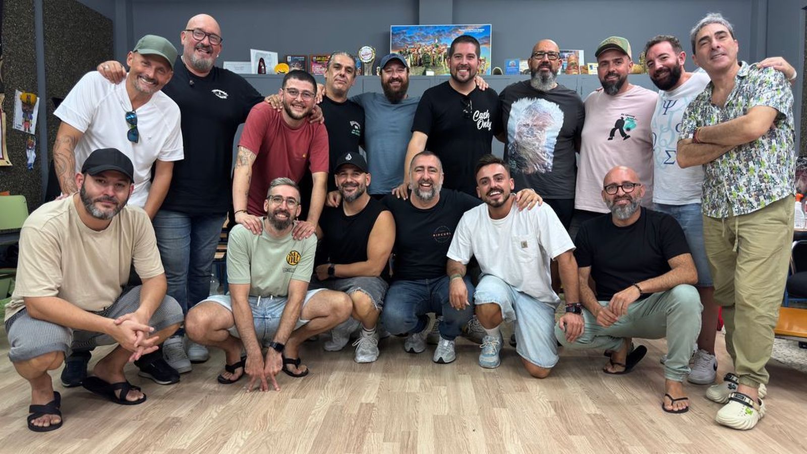 La comparsa 'Los humanos'.