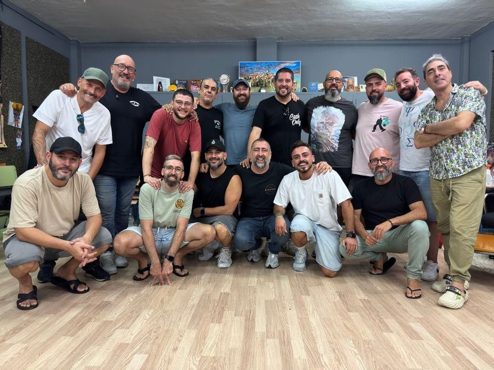 La comparsa 'Los humanos'.