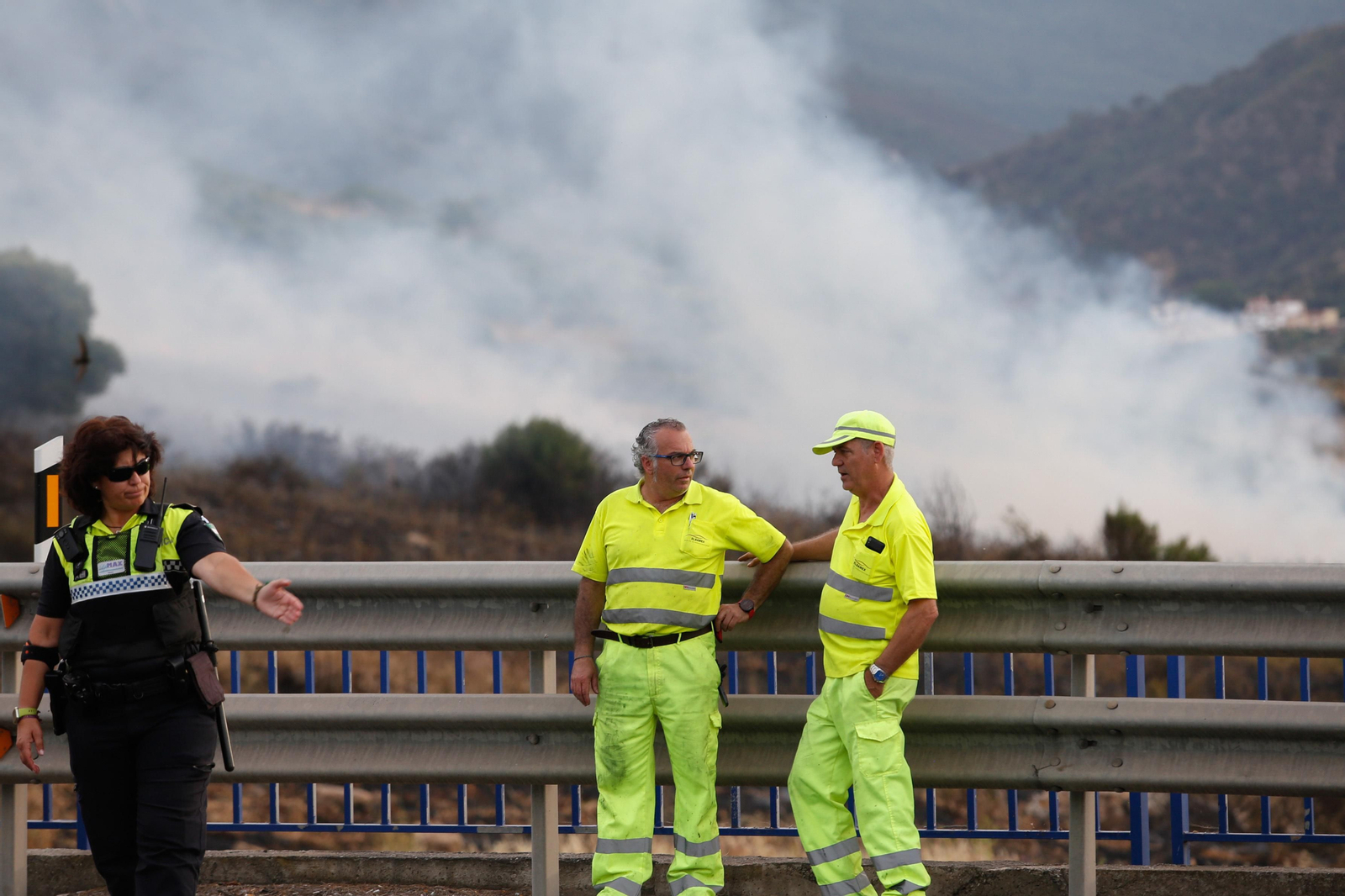Las fotos del incendio de este viernes en Algeciras
