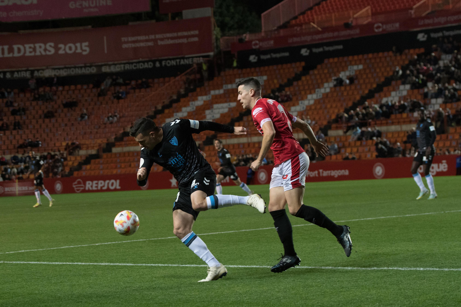 Las imágenes del Nàstic - Málaga CF, segunda ronda de la Copa del Rey