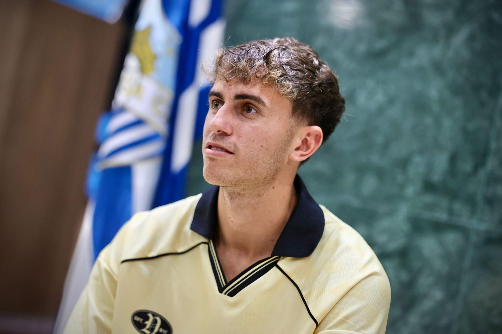 Las fotos de la entrevista a Adrián Niño, jugador del Málaga CF