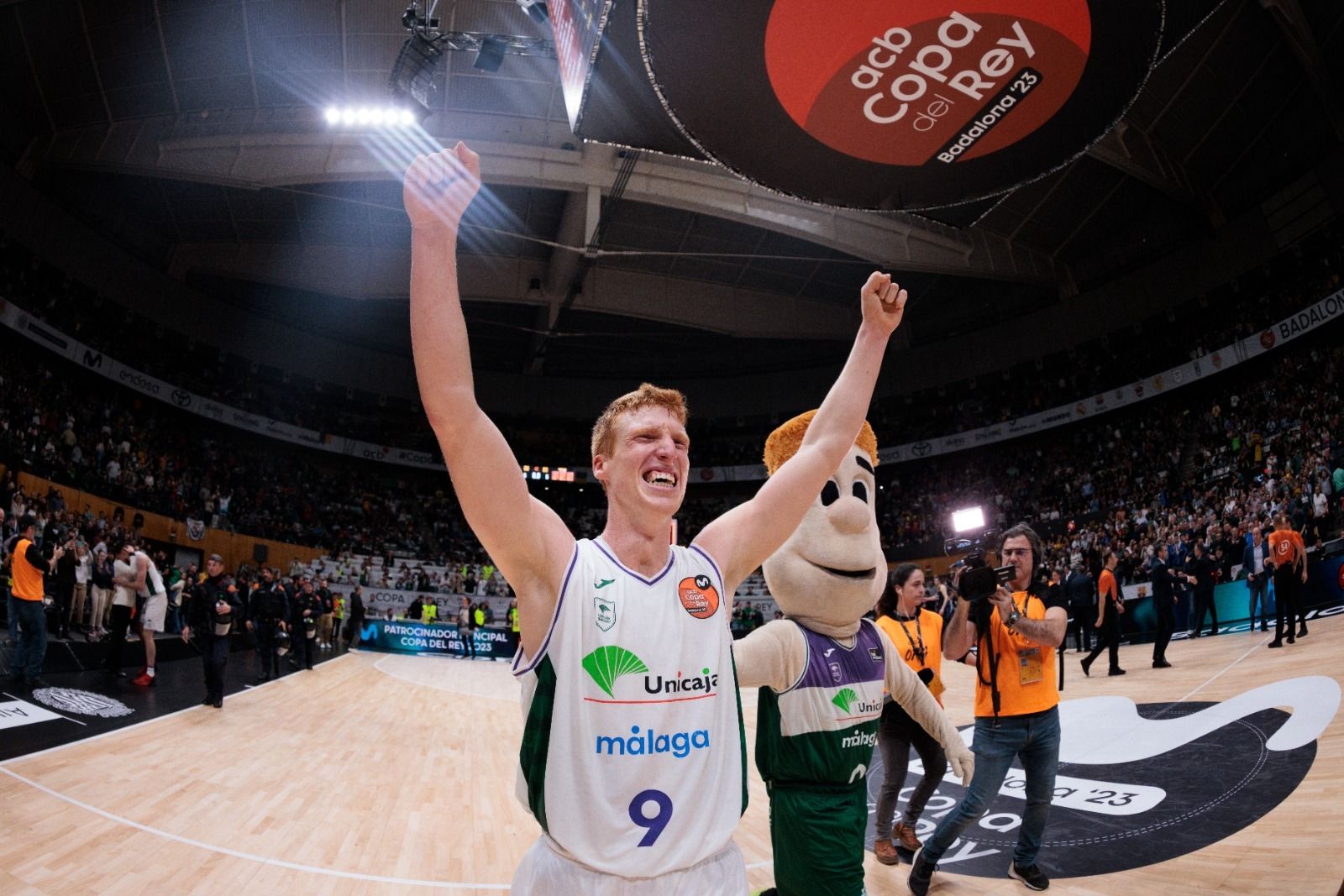 La celebración del Unicaja como campeón de la Copa del Rey, en imágenes