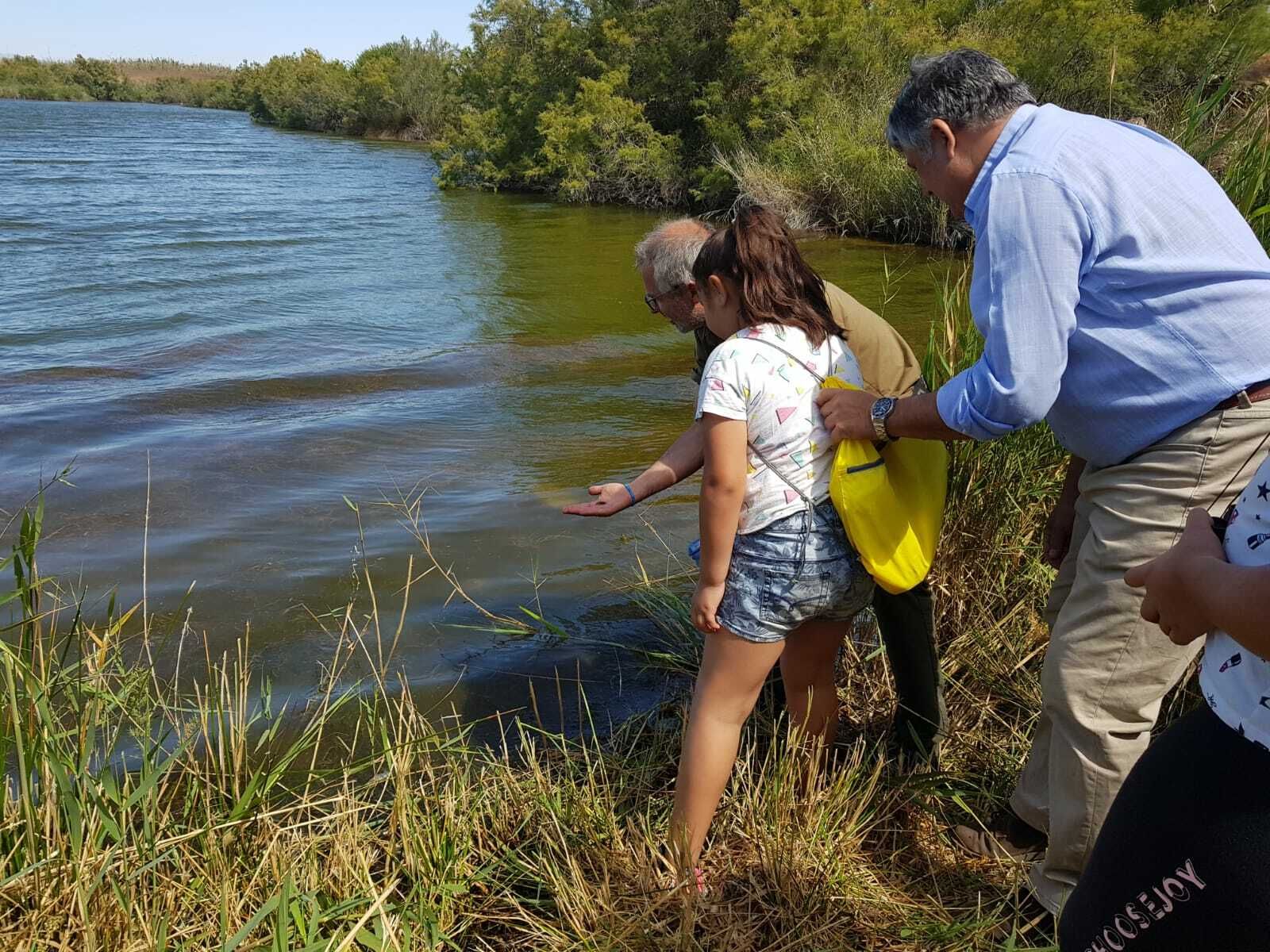 Una alumna participa en la actividad realizada este miércoles.
