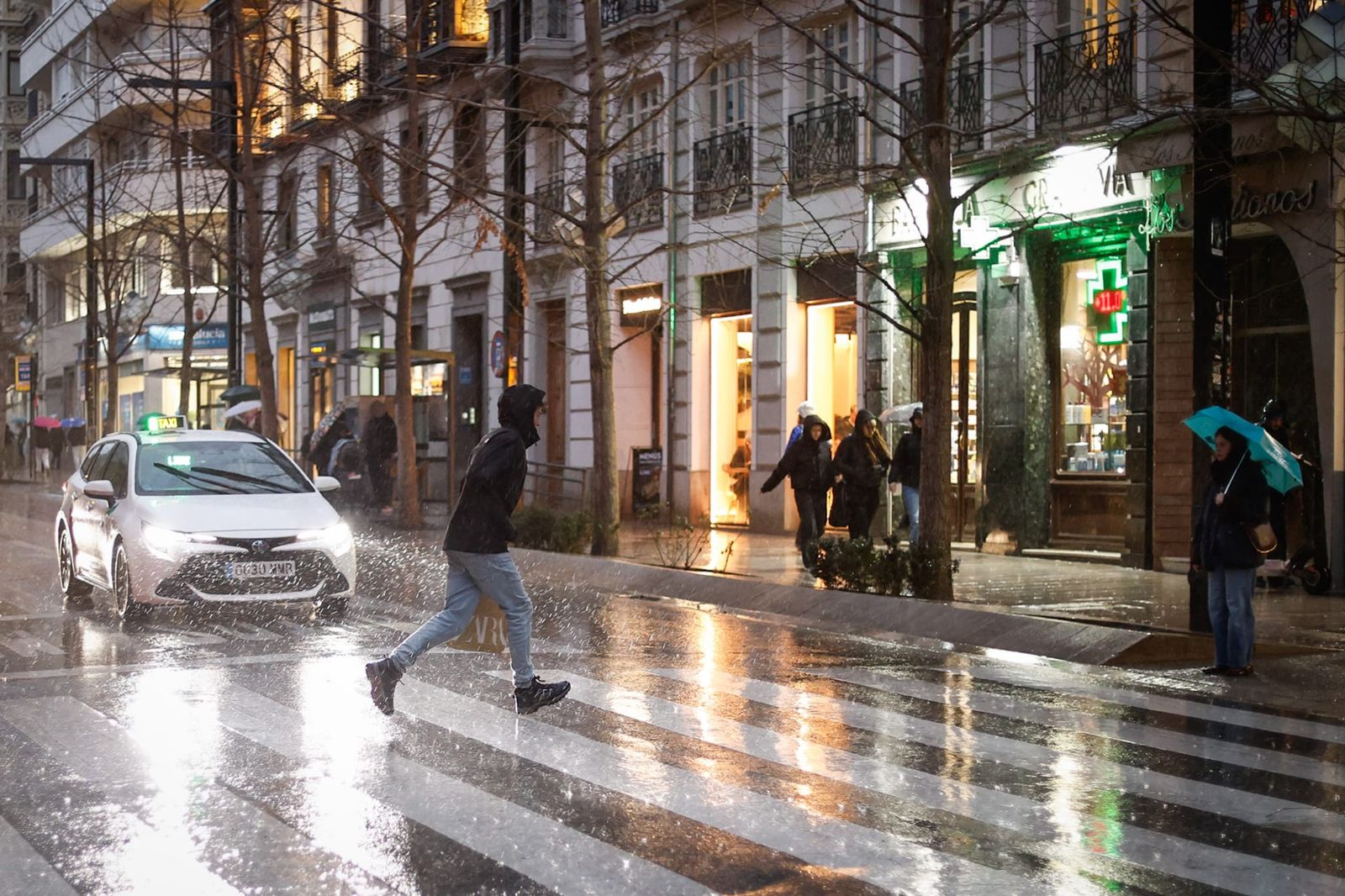 El paso de la borrasca Joseph por la provincia de Granada, en imágenes