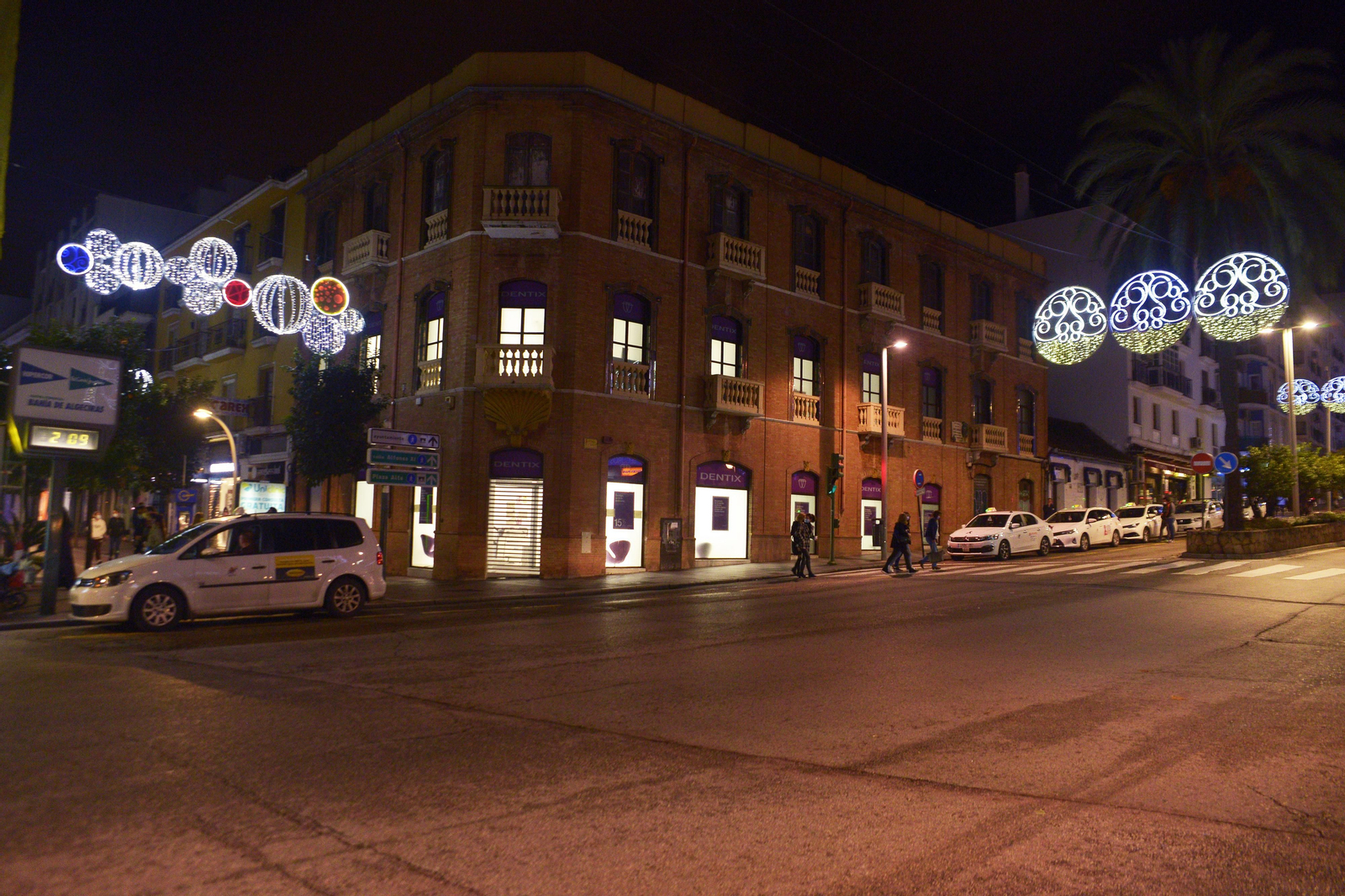 Fotos del alhumbrado navideño de Algeciras