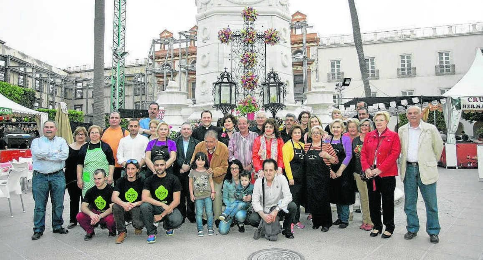 A las diez de la noche será la inauguración y bendición de la Cruz instalada en Plaza Vieja.