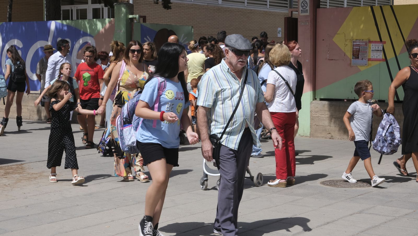 Imágenes del primer día de curso escolar en Almería