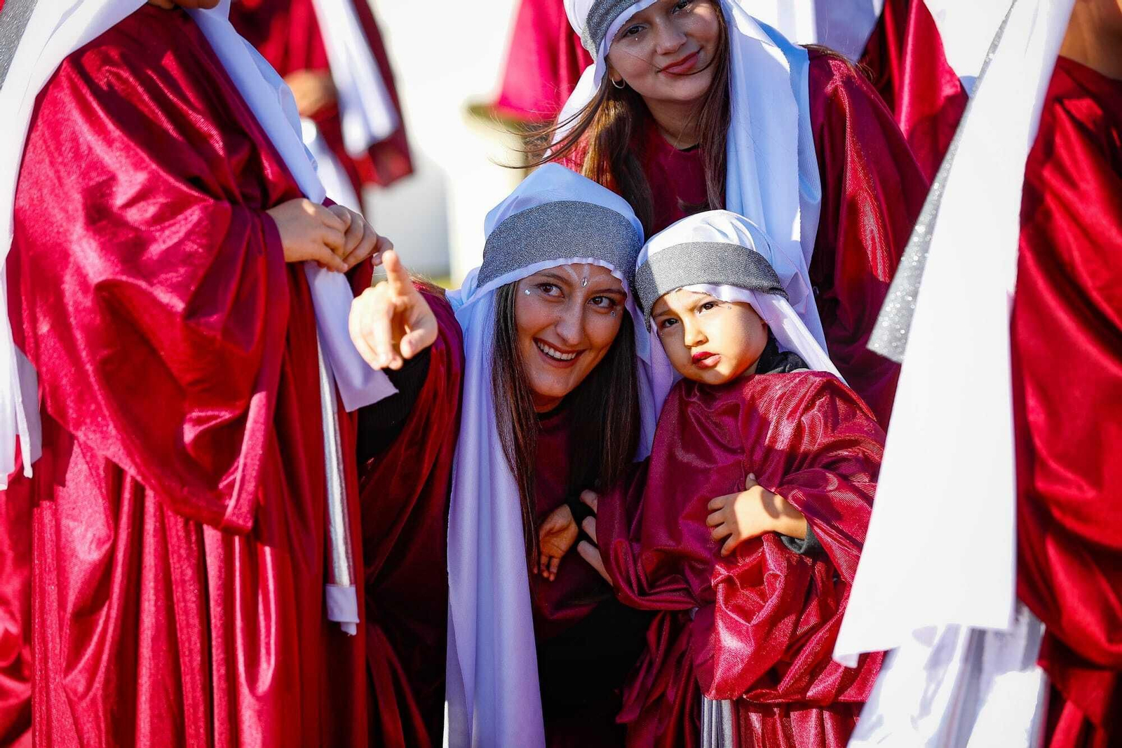 Las imágenes de la llegada en helicóptero de los Reyes Magos a San Fernando