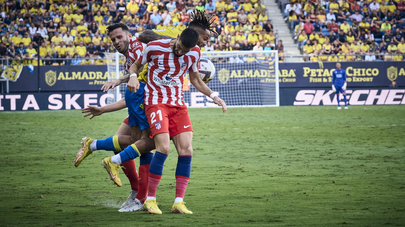 Partido de la victoria del Cádiz CF sobre el Atlético de Madrid