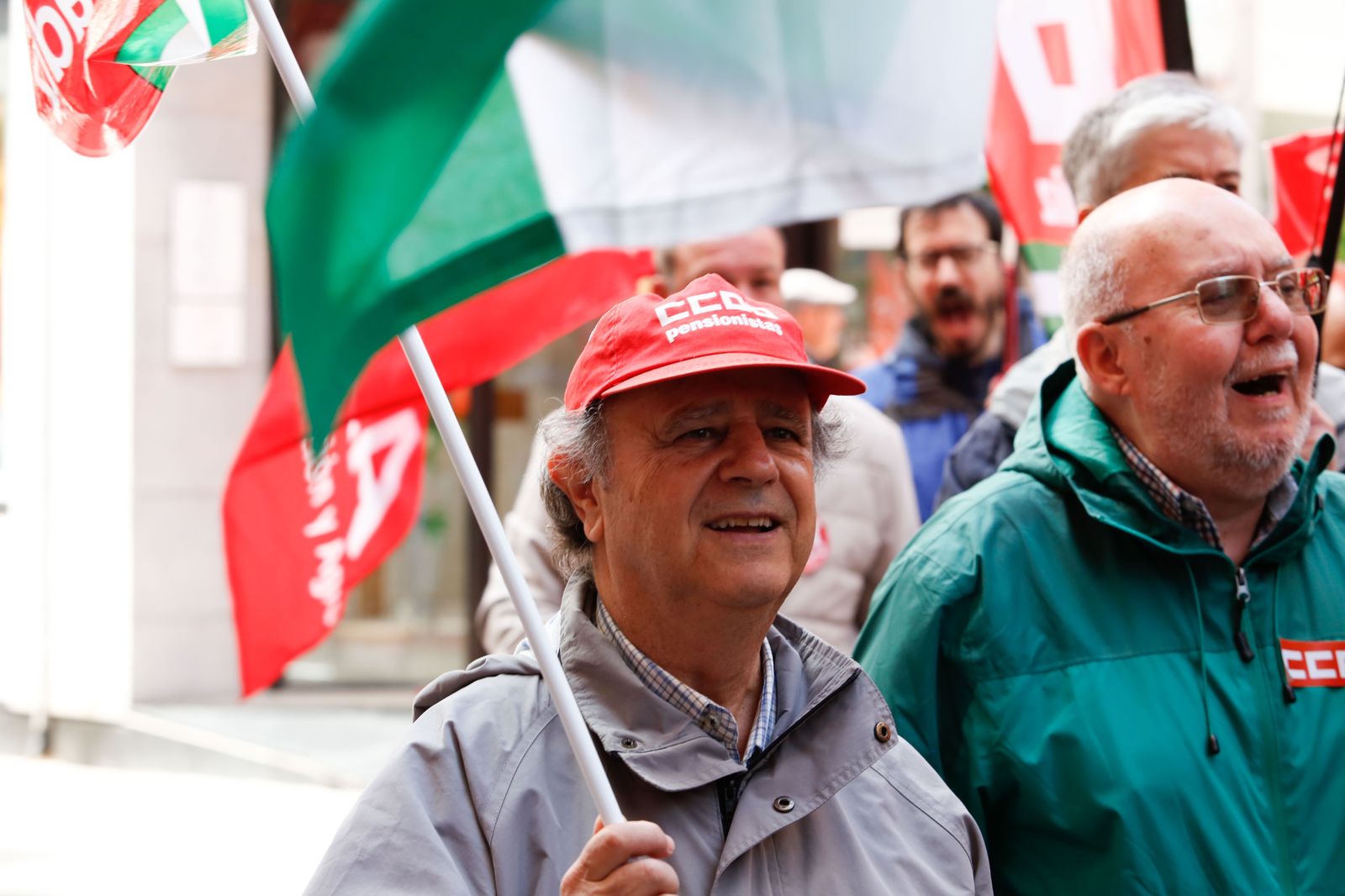 Fotos de la manifestación del Primero de Mayo en Algeciras