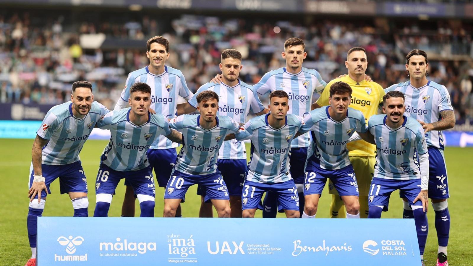 El once del Málaga CF ante el Córdoba