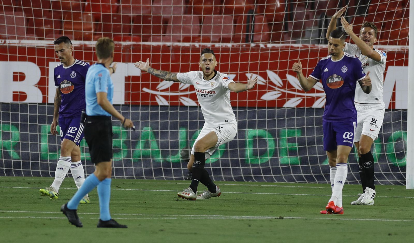 Las imágenes del Sevilla-Valladolid