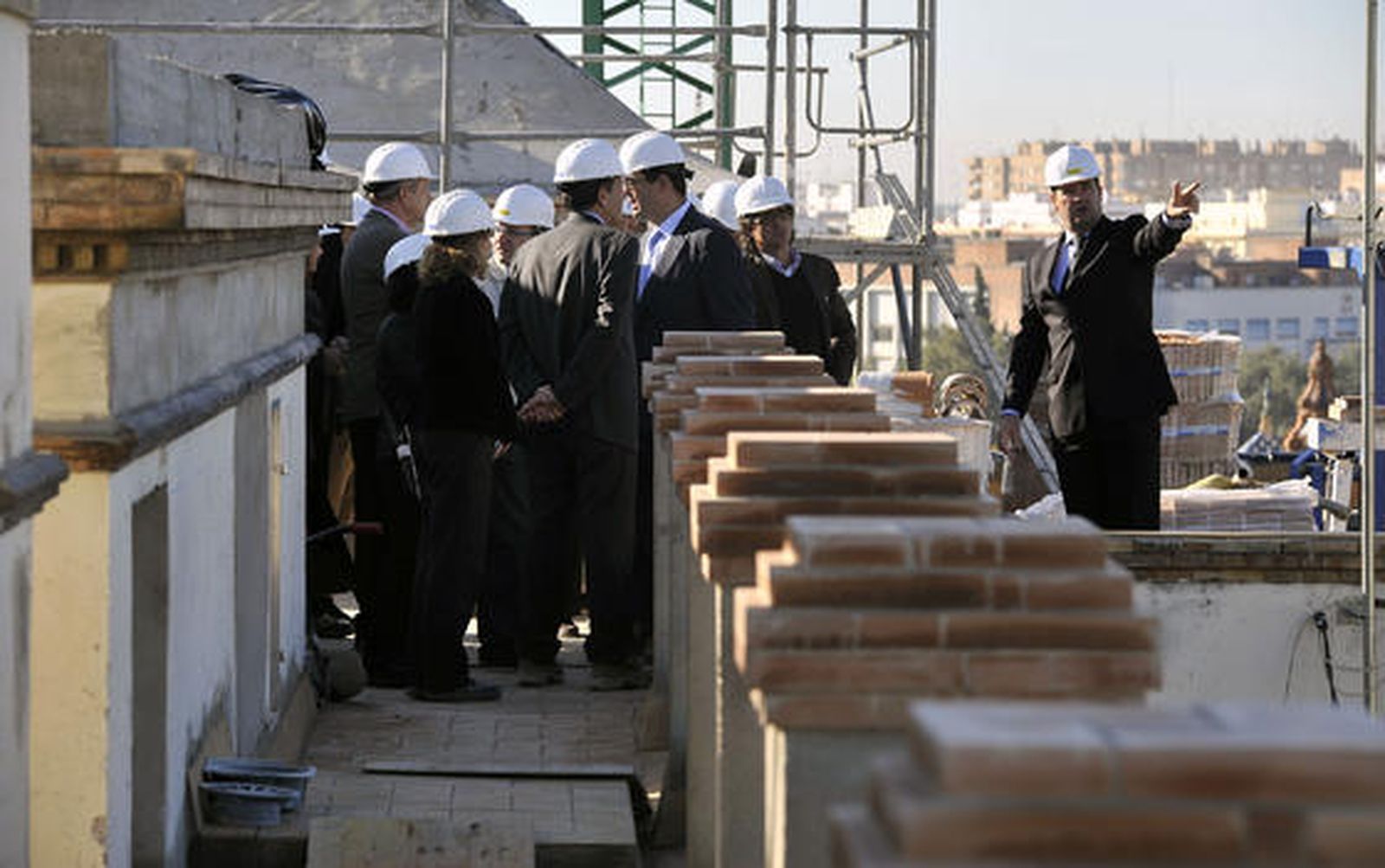 Las obras del hotel más importante de la ciudad, el Alfonso XIII.

Foto: Juan Carlos Vázquez
