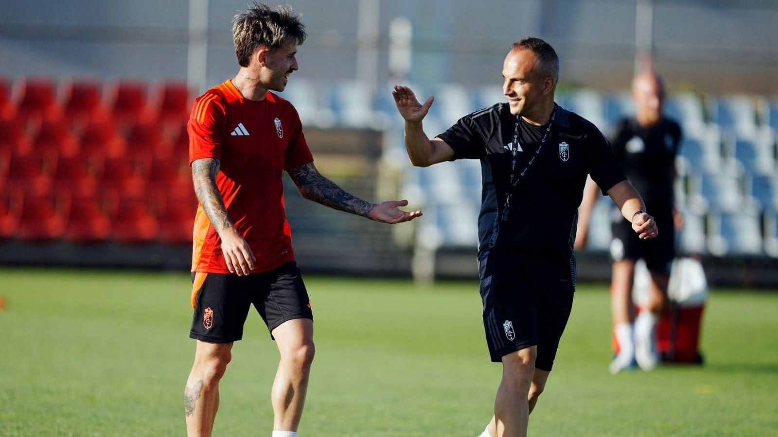 Maikel en su primer entrenamiento como nazarí