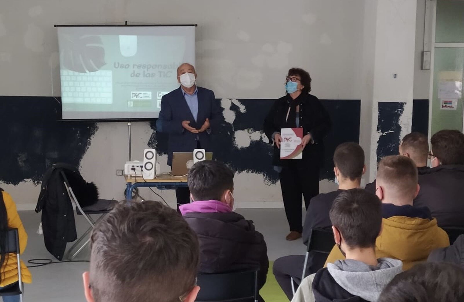 Juan Antonio Palomino en la primera de estas sesiones formativas