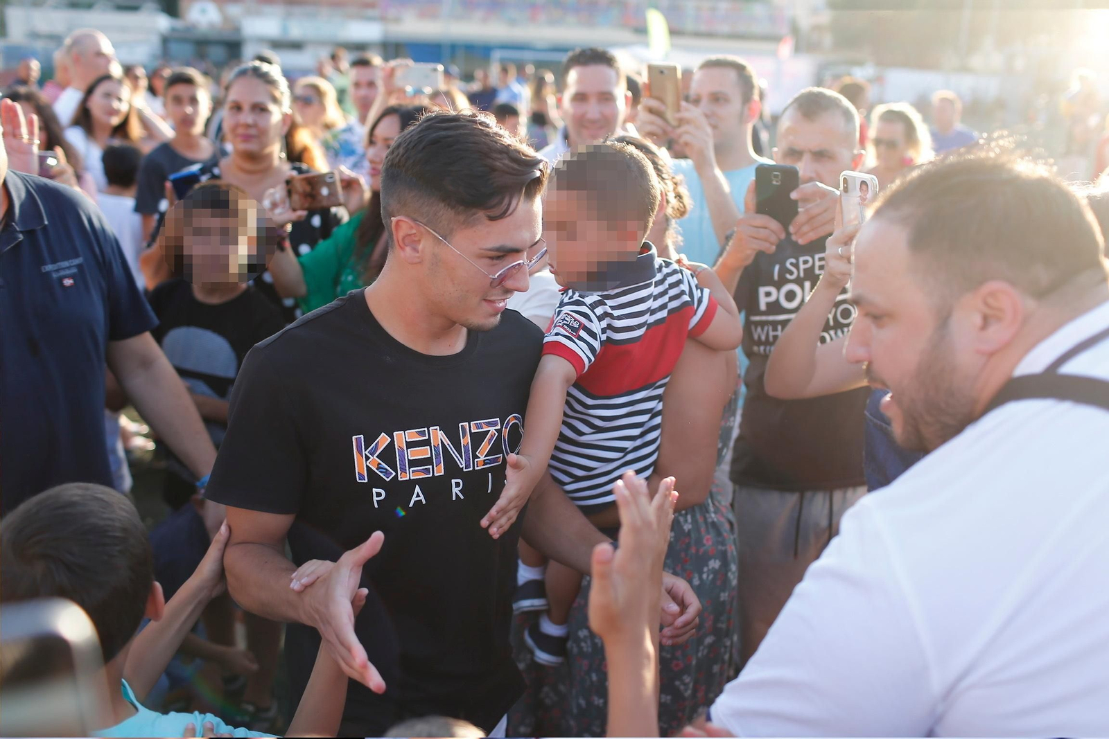 Las fotos de Brahim Díaz, jugador del Real Madrid, en el Tiro Pichón