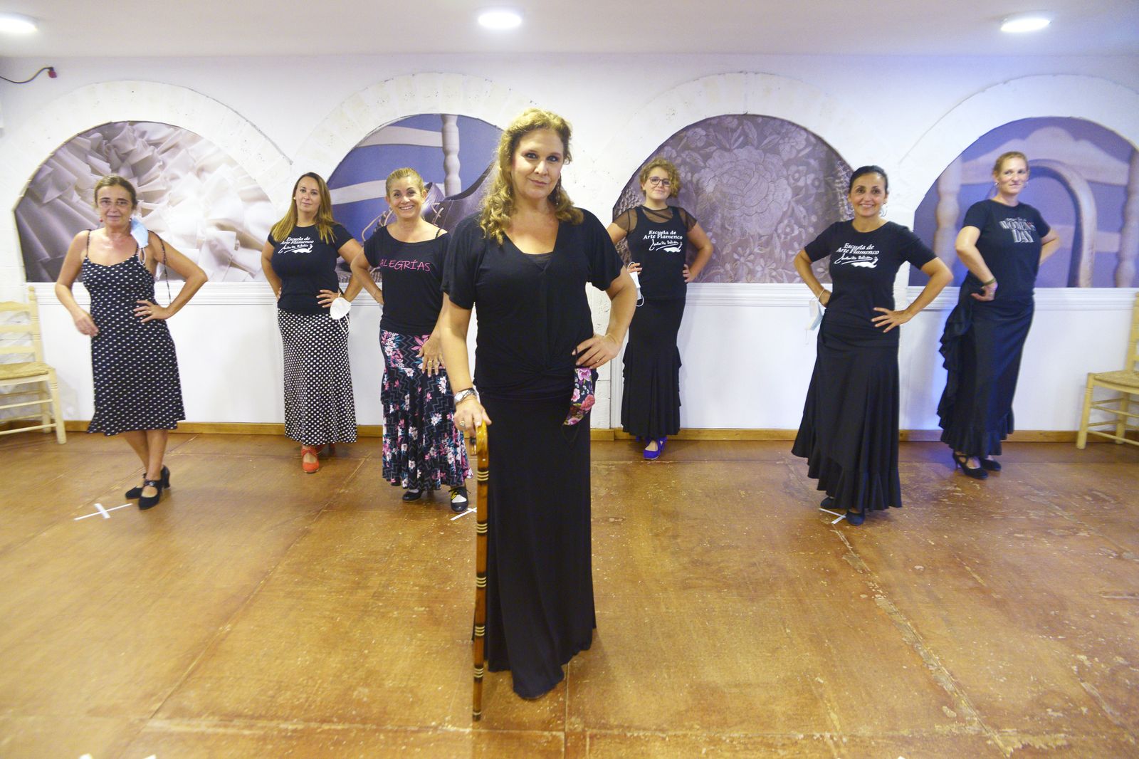 Fotos  de la academia de flamenco de Monika Bellido