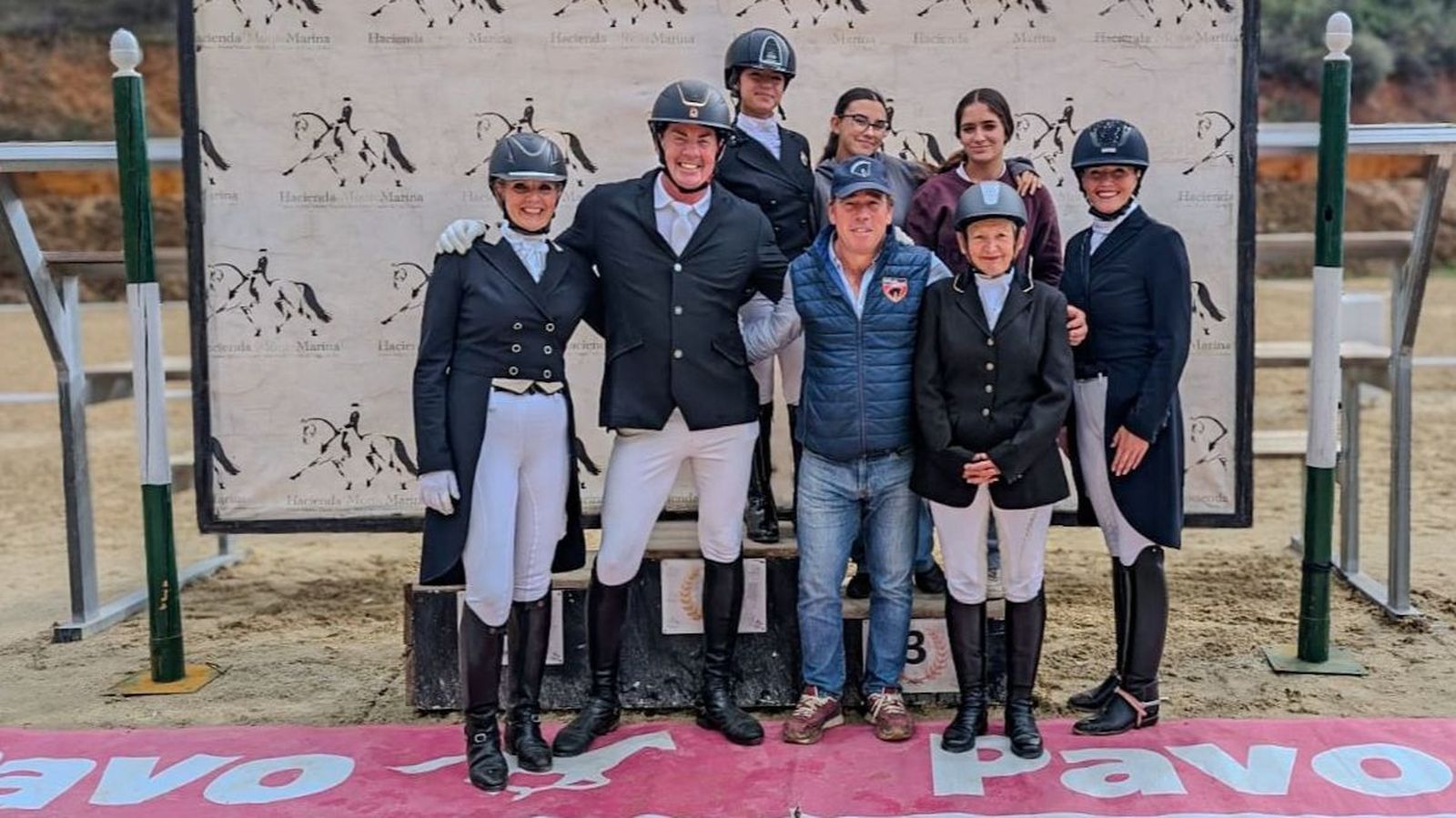 La expedición del Dressage, en Marbella