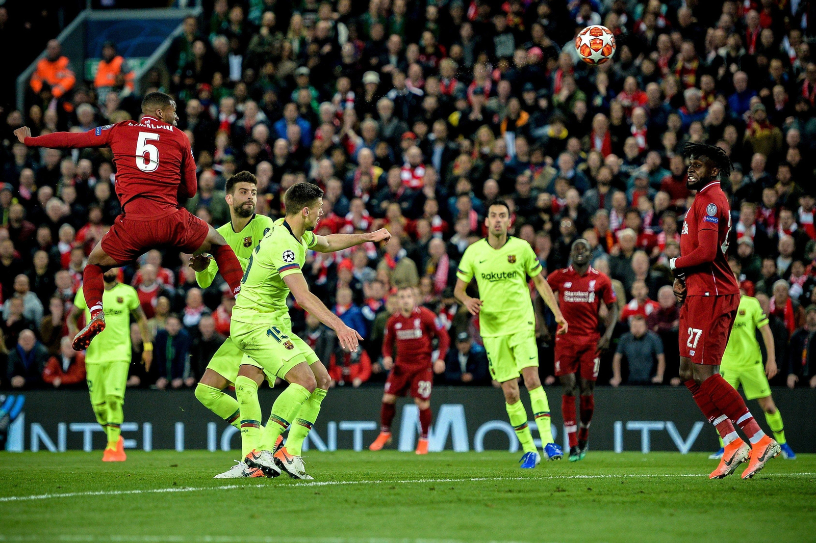 Las imágenes del Liverpool-Barcelona de Champions