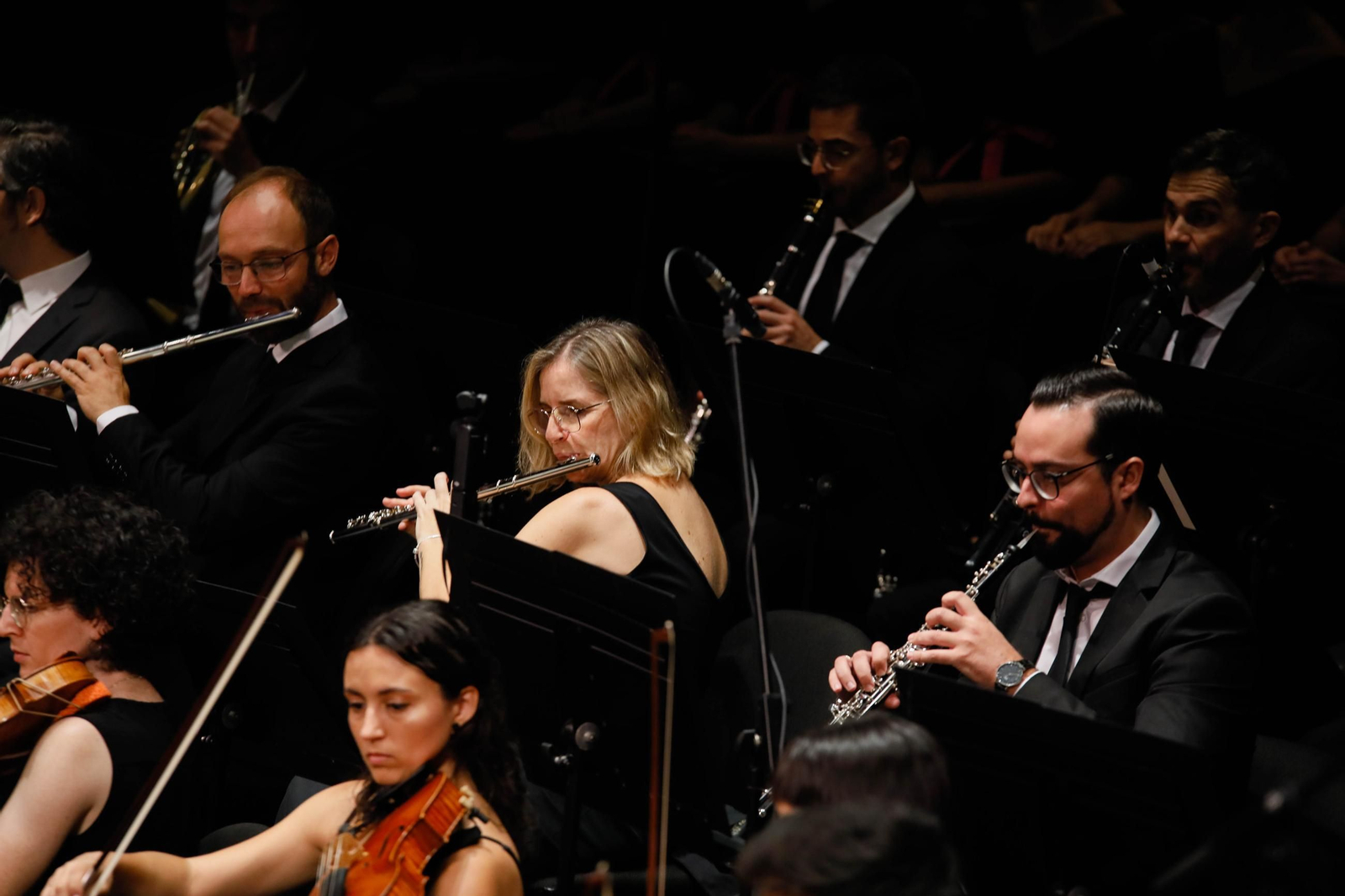 Imágenes de la novena Beethoven interpretado por la OCAL y Orfeón para Cajamar