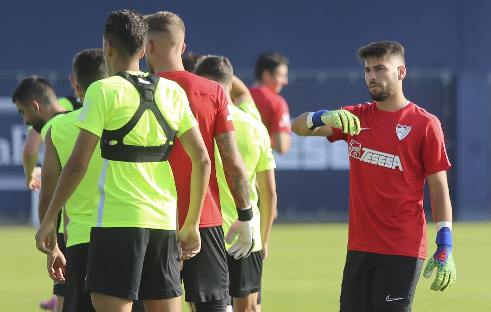 Las fotos del entrenamiento del Málaga en el Anexo de La Rosaleda
