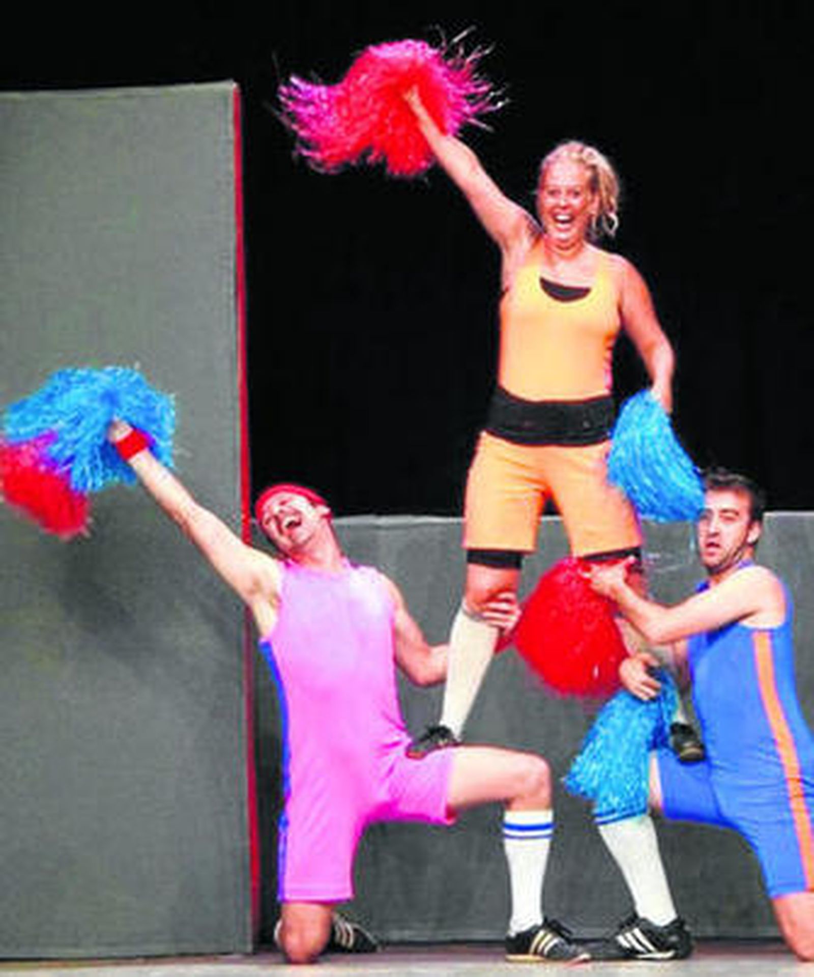 El espectáculo fue muy dinámico y gustó mucho.