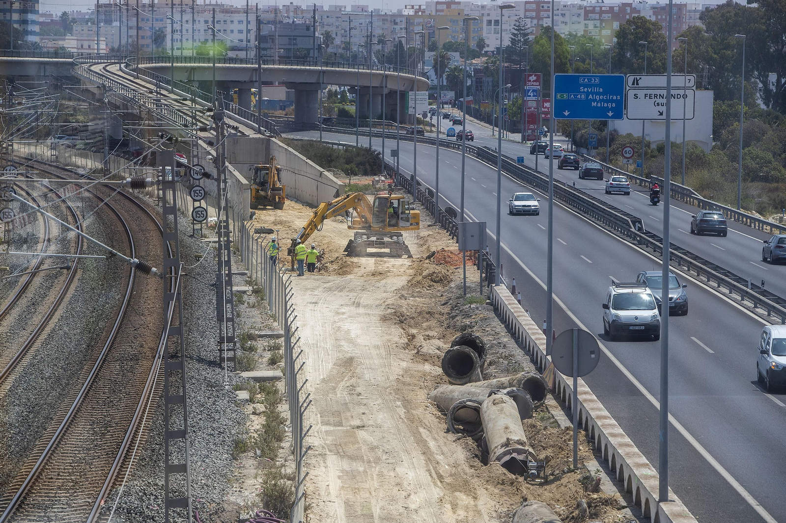 El tranvía de la Bahía, en imágenes