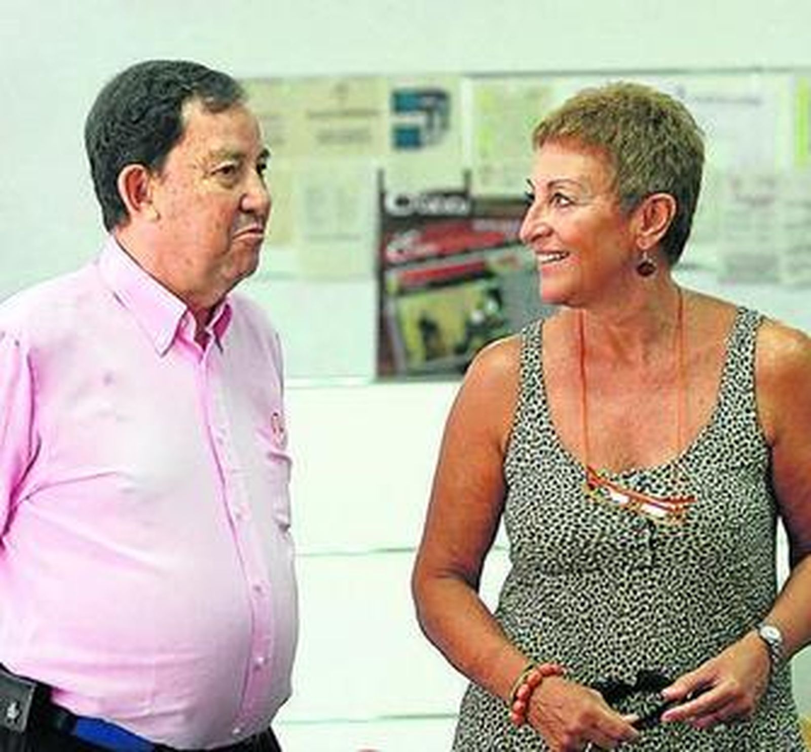 Juan Ángel Gato y Mª Teresa Otero.